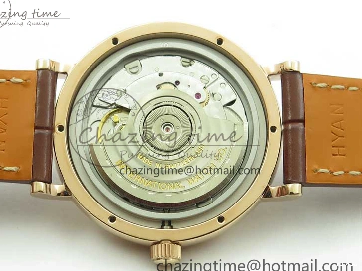 MIROTIME 1226 Portofino 37mm RG V7F 1:1 Best Edition Gray Dial on Deep Brown Leather Strap A SunProtective 7090